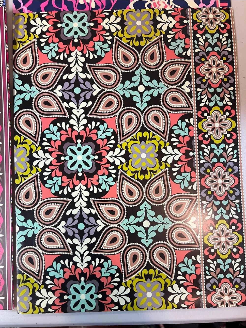 Vera Bradley Lot of 6 Pocket Folders matches Purses Bags